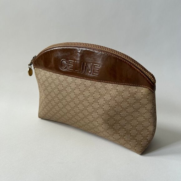 VINTAGE MACADAM PVC LEATHER POUCH - Picture 4 of 10